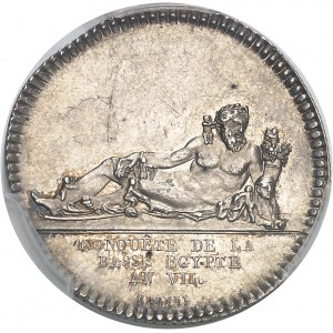 Directoire (1795-1799). Jeton pour la Conquête de la Basse-Égypte An VII (1798), Paris.