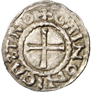 Robert Ier (922-923). Denier au buste de Saint Martin ND (920-925), Tours et Chinon.