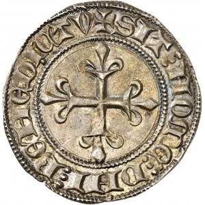 Charles VI (1380-1422). Gros aux lis ND (1413), Tournai.