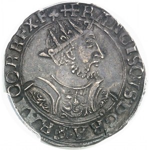 François Ier (1515-1547). Teston 25e type ND (1540-1547), D, Lyon.