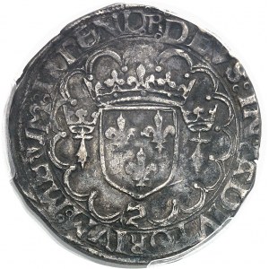 François Ier (1515-1547). Teston de Bretagne 6e type ND (1540-1547), Z, Rennes.