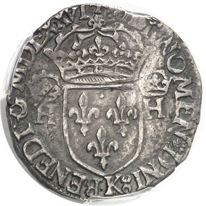 Henri III (1574-1589). Teston, sans le titre de roi de Pologne 1576, K, Bordeaux.