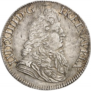Louis XIV (1643-1715). Demi-écu au jabot ou à la cravate, 2e type 1683, A, Paris.