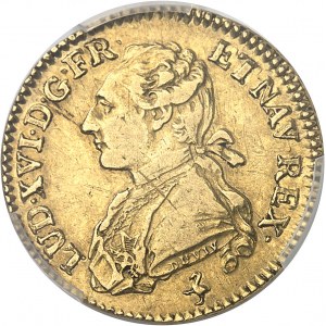 Louis XVI (1774-1792). Louis d’or aux palmes 1774, A, Paris.