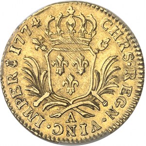 Louis XVI (1774-1792). Louis d’or aux palmes 1774, A, Paris.