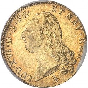 Louis XVI (1774-1792). Double louis d’or à la tête nue 1786, 1er semestre, A, Paris.