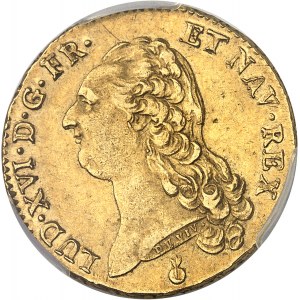 Louis XVI (1774-1792). Double louis d’or à la tête nue 1788, 1er semestre, AA, Metz.