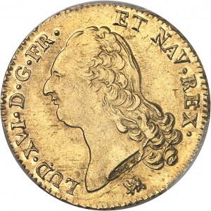 Louis XVI (1774-1792). Double louis d’or à la tête nue 1791, 2e semestre, ·A, Paris.