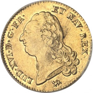 Louis XVI (1774-1792). Double louis d’or à la tête nue 1792/1, 1er semestre, A, Paris.