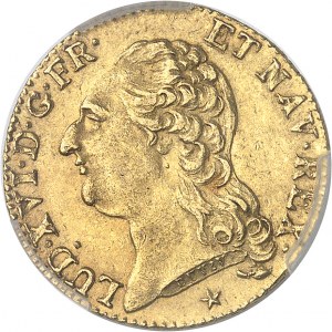 Louis XVI (1774-1792). Louis d’or à la tête nue 1786, 2e semestre, W, Lille.
