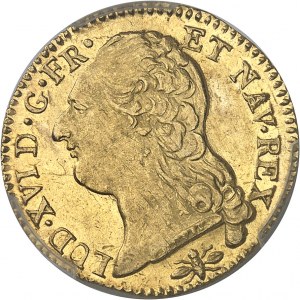 Louis XVI (1774-1792). Louis d’or à la tête nue 1787, 1er semestre, D, Lyon.
