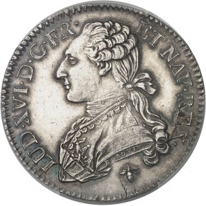 Louis XVI (1774-1792). Demi-écu aux rameaux d’olivier 1778, H, La Rochelle.