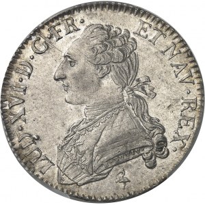 Louis XVI (1774-1792). Demi-écu aux rameaux d’olivier 1783, 2e semestre, A, Paris.