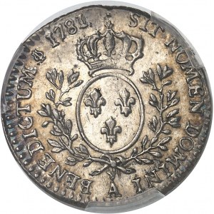 Louis XVI (1774-1792). Dixième d’écu aux rameaux d’olivier 1781/0, 1er semestre, A, Paris.