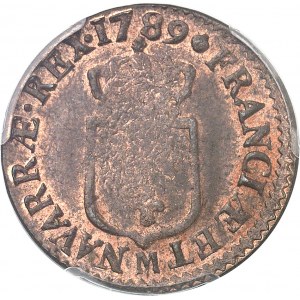 Louis XVI (1774-1792). Demi-sol 1789, M, Toulouse.