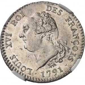 Constitution (1791-1792). 30 sols FRANÇOIS 1791, A, Paris.