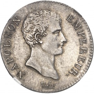Premier Empire / Napoléon Ier (1804-1814). 2 francs tête nue, calendrier grégorien 1807, I, Limoges.