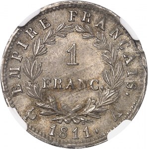 Premier Empire / Napoléon Ier (1804-1814). 1 franc Empire 1811, A, Paris.