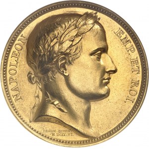 Premier Empire / Napoléon Ier (1804-1814). Médaille d’Or, Colonne de la Grande Armée ou colonne Vendôme de Paris 1806, Paris.