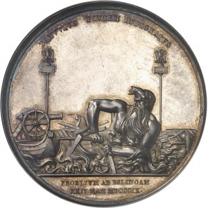 Premier Empire / Napoléon Ier (1804-1814). Médaille, la bataille d’Essling 1809, Paris.