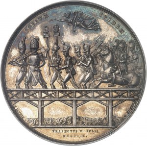 Premier Empire / Napoléon Ier (1804-1814). Médaille, la bataille d’Essling 1809, Paris.