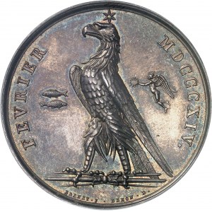 Premier Empire / Napoléon Ier (1804-1814). Médaille, les victoires de Février 1814, Paris.