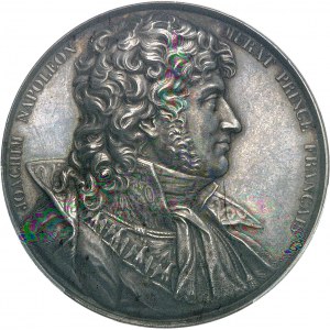Premier Empire / Napoléon Ier (1804-1814). Médaille, Joachim Murat 1815 (c.1840), Paris.