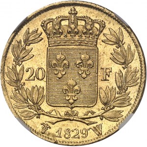 Charles X (1824-1830). 20 francs 1829, W, Lille.