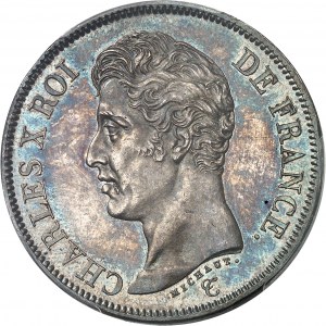 Charles X (1824-1830). 5 francs, 1er type 1825, A, Paris.