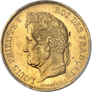 Louis-Philippe Ier (1830-1848). 40 francs tête laurée 1833, A, Paris.