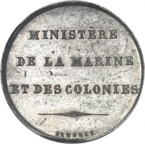Louis-Philippe Ier (1830-1848). Épreuve de jeton de garde-pêche maritime du Ministère de la Marine et des Colonies ND (2e quart XIXe s. ?), Paris.