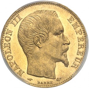Second Empire / Napoléon III (1852-1870). 20 francs tête nue 1857, A, Paris.