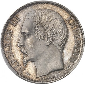 Second Empire / Napoléon III (1852-1870). 1 franc tête nue, grosse tête 1853, A, Paris.