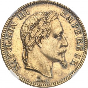 Second Empire / Napoléon III (1852-1870). 100 francs tête laurée 1870, A, Paris.