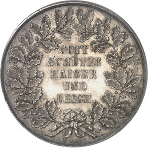 Second Empire / Napoléon III (1852-1870). Double thaler ou module de 2 thalers, hommage de Ferdinand Korn ND (c.1860), Francfort-sur-le-Main.