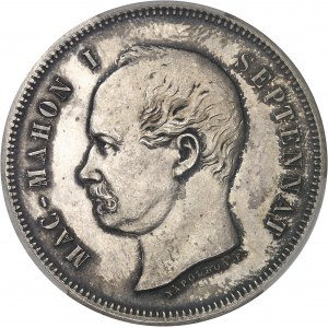 IIIe République (1870-1940). Essai au module de 5 francs Mac Mahon 1874, Bruxelles (Würden).