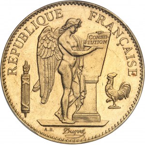 IIIe République (1870-1940). 100 francs Génie, aspect Flan bruni (Prooflike) 1896, A, Paris.