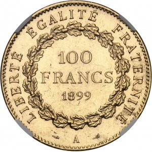 IIIe République (1870-1940). 100 francs Génie 1899, A, Paris.