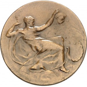 IIIe République (1870-1940). Médaille, Junon et Psyché par Fernand Levillain, SAMF n° 133 1899, Paris.