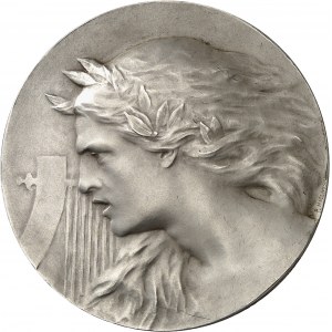 IIIe République (1870-1940). Médaille, la Musique guerrière par Paul Niclausse, SAMF n° 56 1900, Paris.