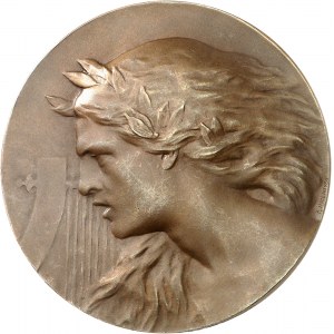 IIIe République (1870-1940). Médaille, la Musique guerrière par Paul Niclausse, SAMF n° 157 1900, Paris.