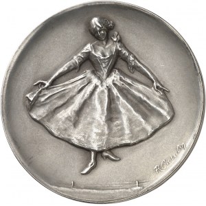 IIIe République (1870-1940). Médaille, La danse ou Tour de valse par Rupper Carabin, SAMF n° 33 1901, Paris.