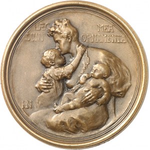 IIIe République (1870-1940). Médaille, Voici mes bijoux par Henry Nocq, SAMF n° 197 1901, Paris.