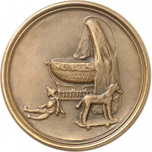 IIIe République (1870-1940). Médaille, Voici mes bijoux par Henry Nocq, SAMF n° 197 1901, Paris.