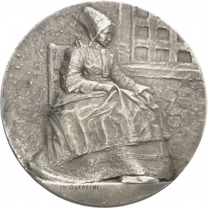 IIIe République (1870-1940). Médaille, la Bretagne par Charles Dufresne, SAMF n° 62 1902, Paris.