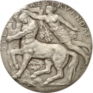 IIIe République (1870-1940). Médaille, Conservation des forêts par Henry Cros, SAMF n° 57 1904, Paris.