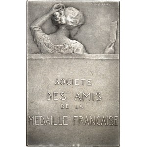 IIIe République (1870-1940). Médaille, la toilette par Ovide Yencesse, SAMF n° 10 1910, Paris.