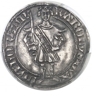 Lorraine (duché de), Charles II (1390-1431). Gros, pendant la régence du Barrois ND (1420-1424), Nancy.