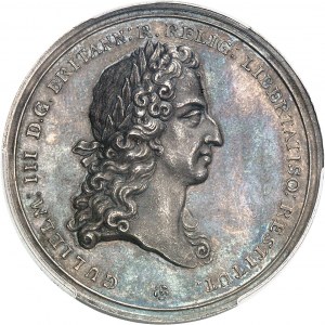 Guillaume et Marie (1689-1694). Médaille, couronnement de Guillaume III par J. Smeltzing 1689, Londres.