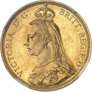 Victoria (1837-1901). 2 livres (2 pounds), jubilé de la Reine 1887, Londres.